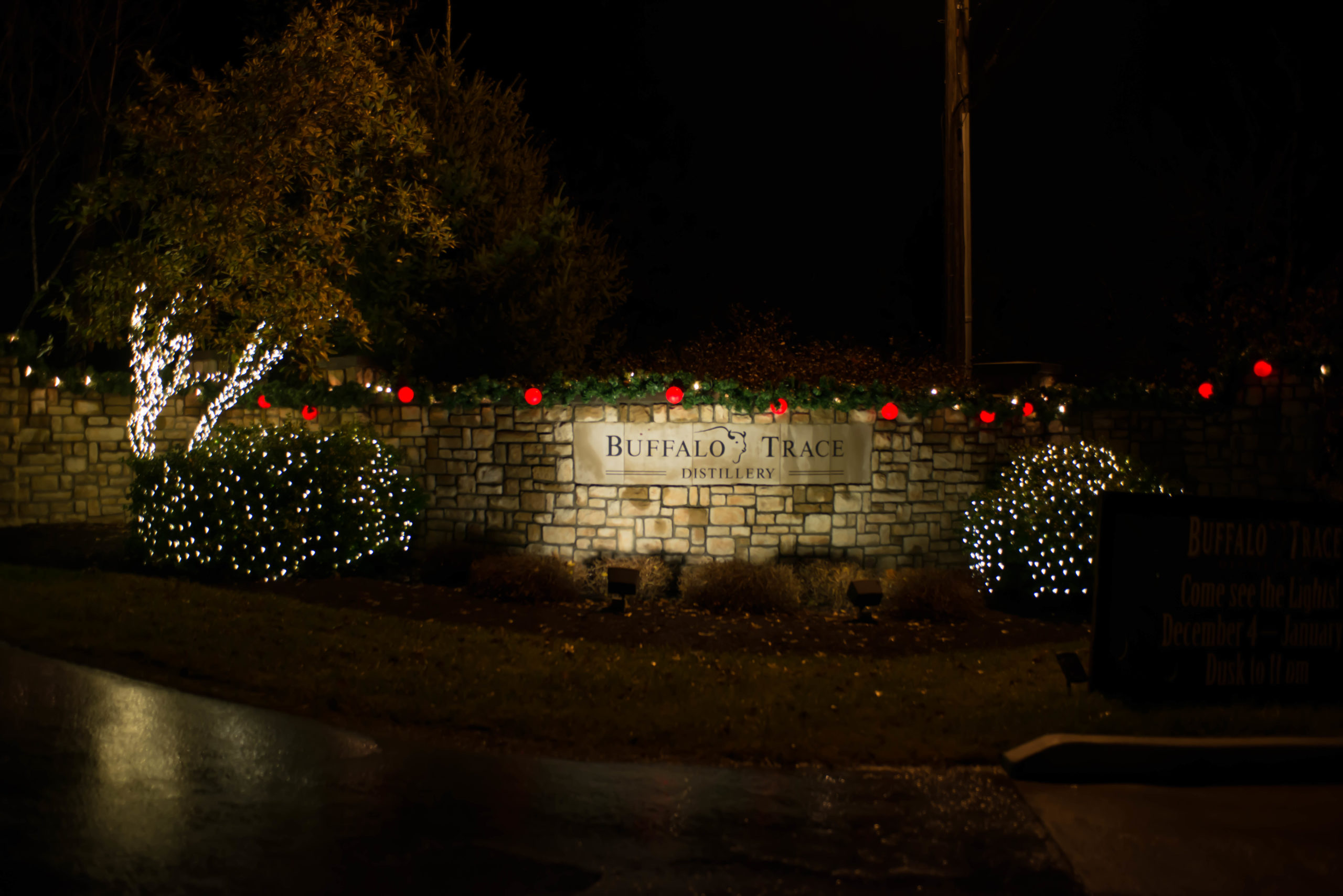 Buffalo Trace Distillery lights up the holidays with festive displays